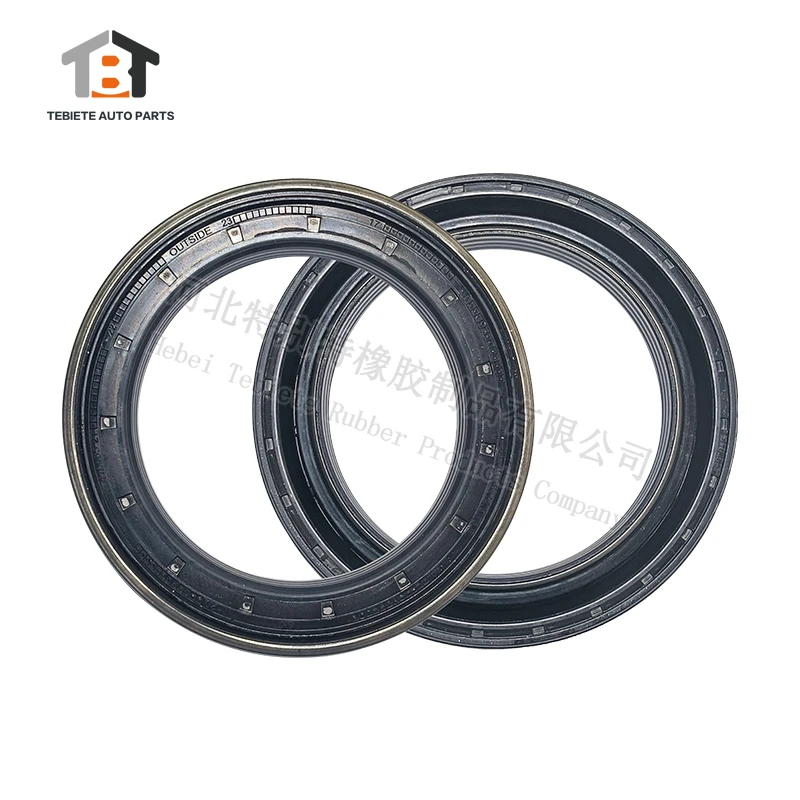 73*101.6*14.5/15.5 Sello de aceite del cubo de la rueda giratoria interna para DANA /Massey Ferguson /John Deere /New Holland Tractor Reemplace OE:2120605501 12018598B Resistente al desgaste